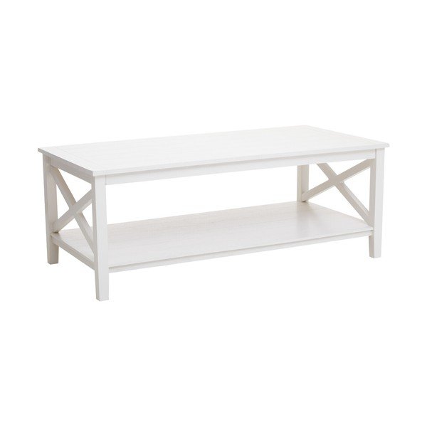 Baltos spalvos kavos staliukas 60x120 cm Heritage – Premier Housewares