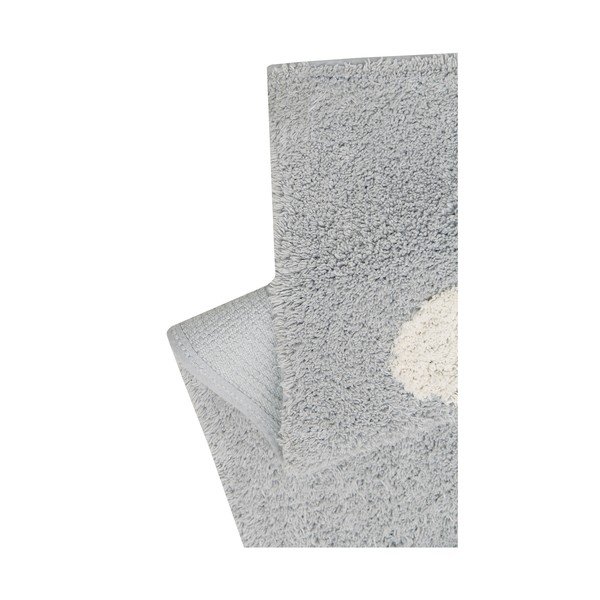 Skalbiamas/rankų darbo iš medvilnės mišinio vaikiškas kilimas pilkos spalvos 120x160 cm Clouds Grey – Lorena Canals-image-4