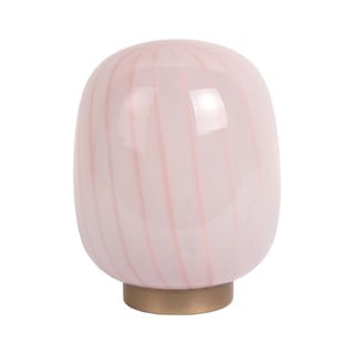 Šviesiai rožinės spalvos stalinis šviestuvas (aukštis 20 cm) su stiklo gaubtu Summer Globe – Leitmotiv