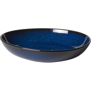 Tamsiai mėlynas molinis dubuo Villeroy & Boch Like Lave, 22 x 21 cm