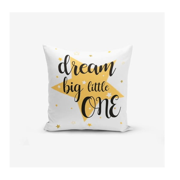 Vaikiškas pagalvės užvalkalas 43x43 cm Dream Big – Mila Home