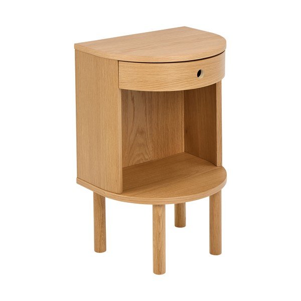 Šviesios natūralios spalvos naktinis staliukas iš ąžuolo Paron – Actona-image-2