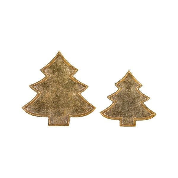 Iš metalo dekoratyvinis padėklas 24x23 cm Noelle Christmas Tree – Ladelle