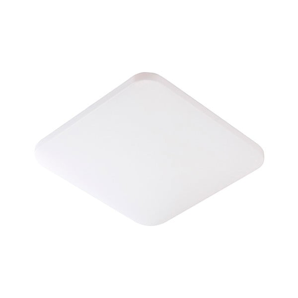 Baltas kvadratinis lubinis šviestuvas su spalvų temperatūros reguliatoriumi SULION, 43 x 43 cm