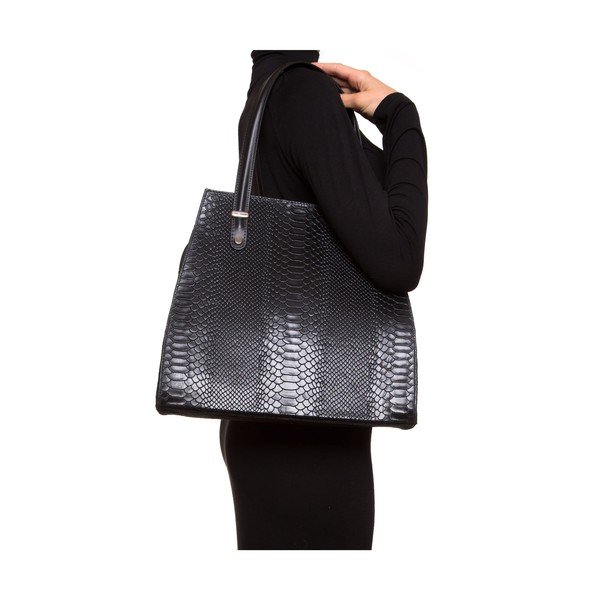 Odinė rankinė Luisa Vannini 8028, juoda-image-2