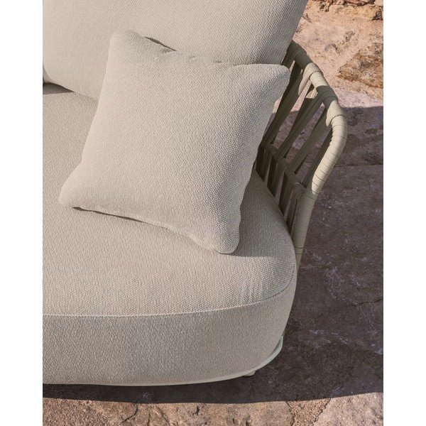 Smėlio spalvos/taupe spalvos sodo modulinė sofa 170 cm Osani – Kave Home-image-3