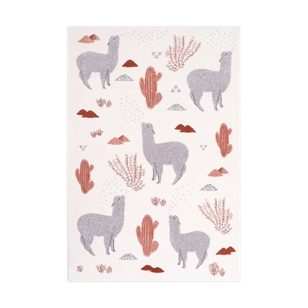 Vaikiškas kilimas kreminės spalvos 120x170 cm Andina by Mon Petit Art – Nattiot