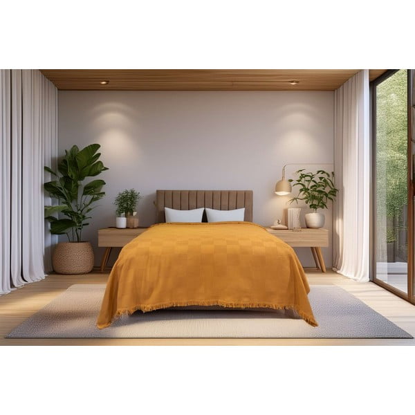 Vario spalvos iš medvilnės lovatiesė 140x200 cm Russel – Mijolnir-image-1