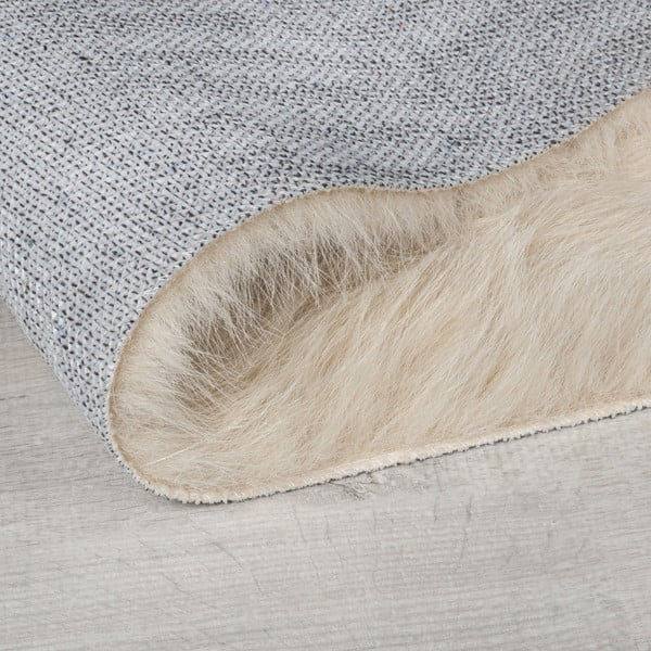 Sintetinė oda ir kailis smėlio spalvos 120x170 cm Alpine Faux Fur – Flair Rugs-image-2