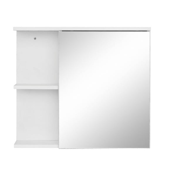 Balta pakabinama / veidrodinė vonios kambario spintelė 60x53 cm Mirza - Støraa