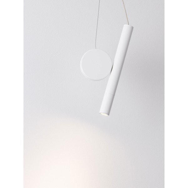 Baltos spalvos iš aliuminio kabantis šviestuvas LED ø 23,5 cm Vero – Nova Luce-image-2