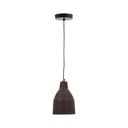 Juodos spalvos kabantis šviestuvas ø 15 cm su mediniu gaubtu Amire – Kave Home