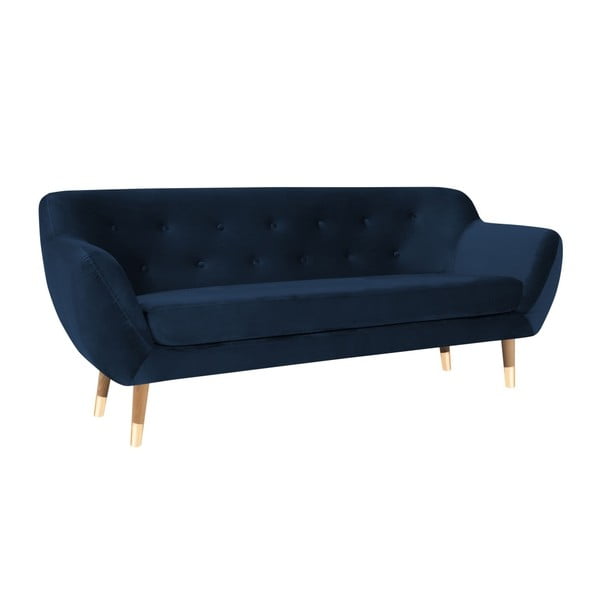 Tamsiai mėlyna sofa Mazzini Sofos Amelie-image-4