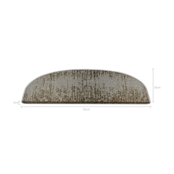 Laiptų kilimėlių rinkiniai 16 vnt. 20x65 cm Horizon – Vitaus-image-2
