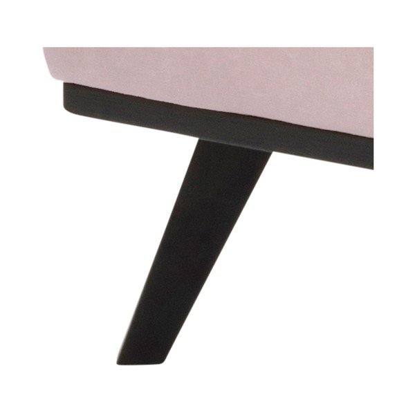 Rausvos spalvos aksomo sofa Actona Norwich, kampas kairėje-image-2