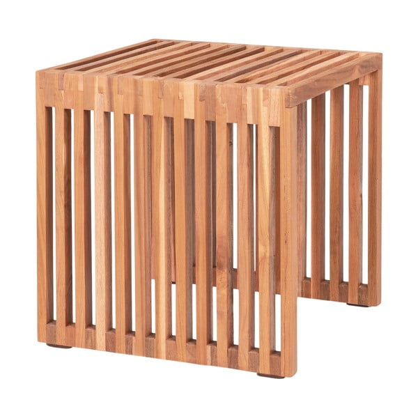 Iš tikmedžio masyvo šoninis stalas 40x40 cm Pego – House Nordic-image-2
