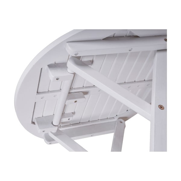 Iš eukalipto masyvo apvalios formos sodo šoninis staliukas ø 50 cm Mesa – Garden Pleasure-image-2