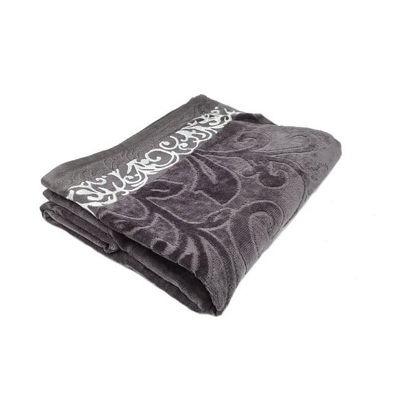 Iš medvilnės vonios rankšluostis tamsiai pilkos spalvos 70x140 cm Skyline – JAHU collections