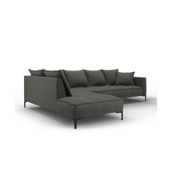 Tamsiai pilka kampinė sofa Interieurs 86 Zelda, kairysis kampas-image-3