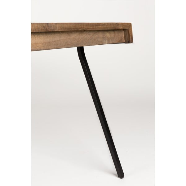 Iš tikmedžio masyvo valgomojo stalas 100x220 cm Suri – White Label-image-4