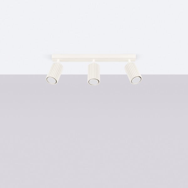 Kreminės spalvos taškinis šviestuvas 6,5x45 cm Gleam – Sollux-image-3