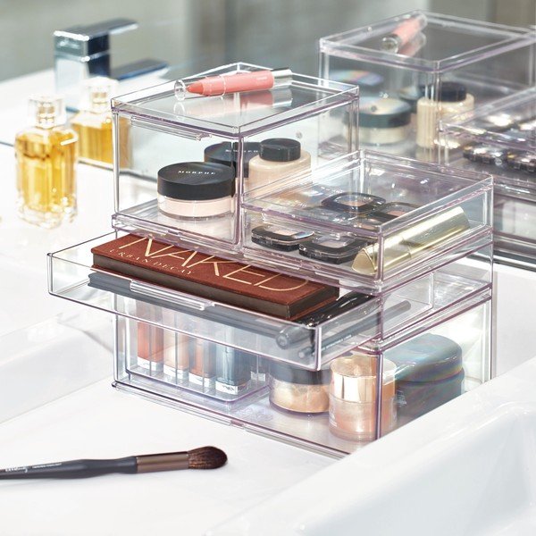 Vonios organizatorius Crystalline – iDesign/The Home Edit-image-1