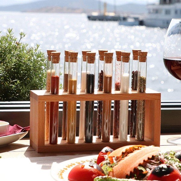 Prieskonių indai 12 vnt. su stovu – Hermia-image-2