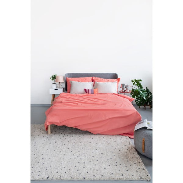 Juodos spalvos/kreminės spalvos kilimas 140x200 cm Dottie Black – Universal-image-3