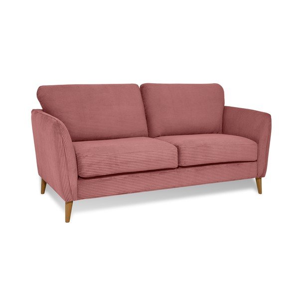 Iš kordinio velveto sofa rožinės spalvos 170 cm Paris – Scandic-image-2