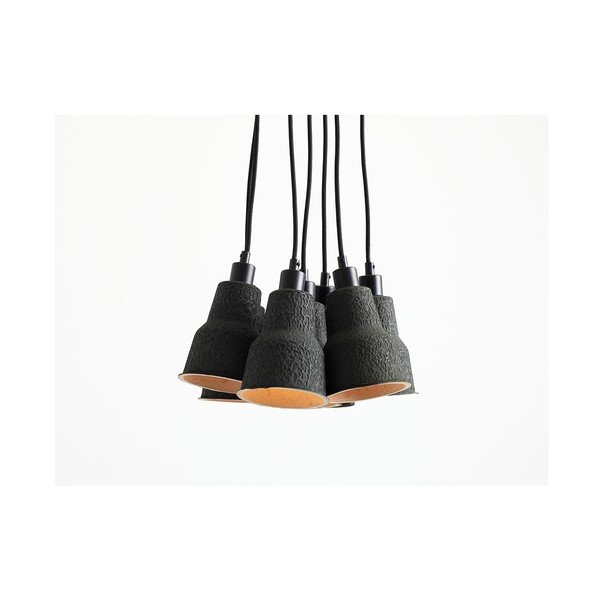 Kabantis šviestuvas juodos spalvos ø 32 cm Celulo – CustomForm-image-1