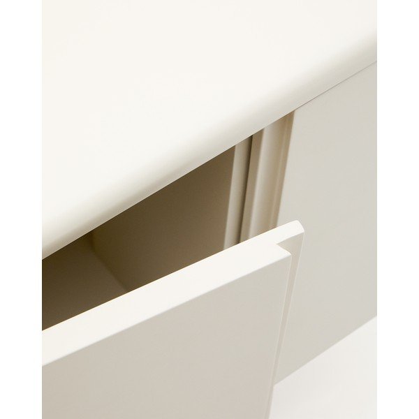 Smėlio spalvos pakabinama spintelė po kriaukle 90x35 cm Salaya – Kave Home-image-3