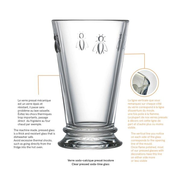 Stiklinė La Rochère Abeille, 350 ml-image-3