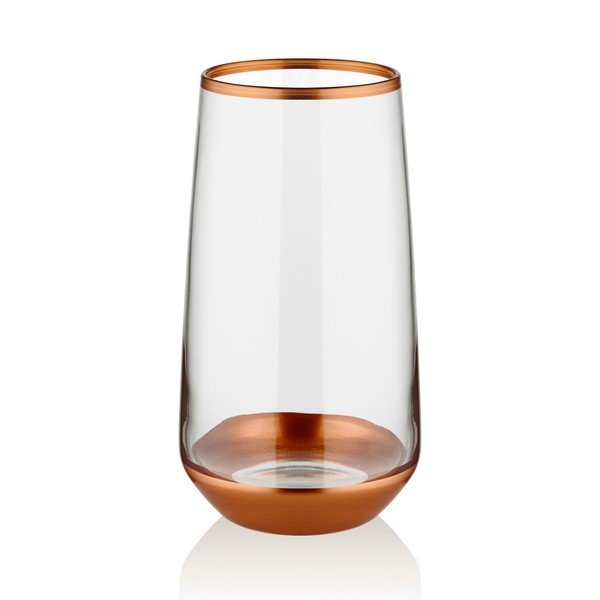 6 stiklinių rinkinys Mia Glam Bronze, 380 ml