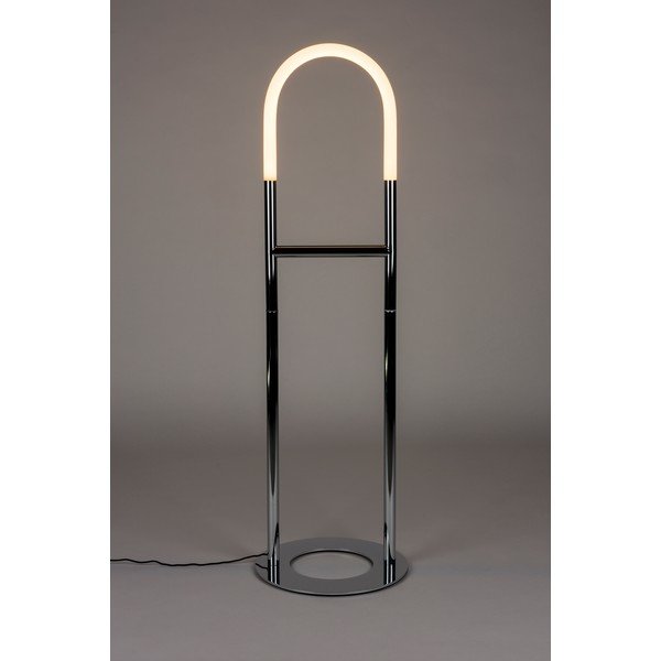 Sidabrinės spalvos pastatomas šviestuvas LED su pritemdymo funkcija (aukštis 135 cm) Arch – Zuiver-image-4