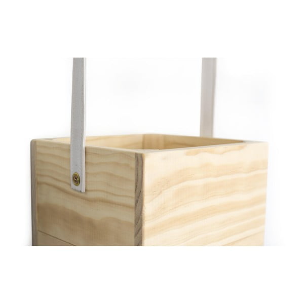 Baltos eglės medienos puodas Surdic Colgantes, 17 x 62 cm-image-3