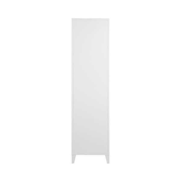 Atvira iš metalo drabužių spinta baltos spalvos 80x175 cm Salino – Støraa-image-3