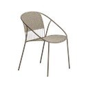 Taupe spalvos sodo kėdė Atrani – Kave Home