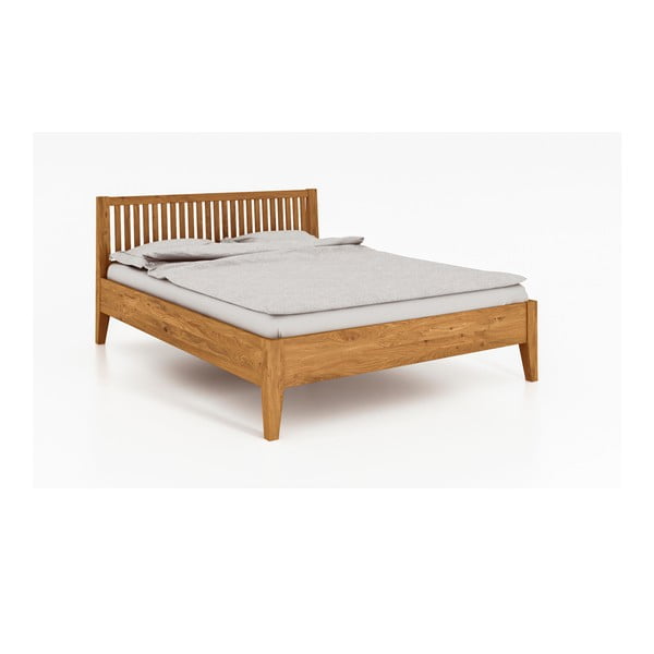 Ąžuolinė dvigulė lova 180x200 cm Odys - The Beds