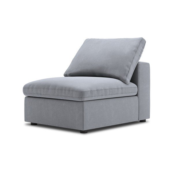 Šviesiai pilka modulinės sofos vidurinė dalis Windsor & Co Sofas Galaxy-image-2