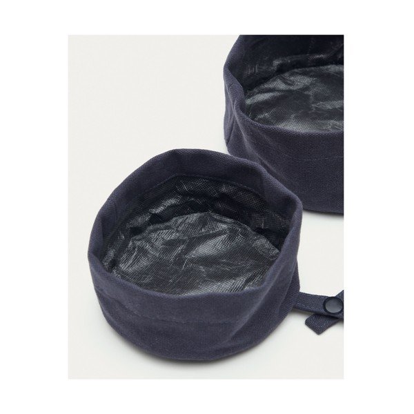 Tekstilinis sulankstomas kelioninis dubenėlis šuniui 2 vnt. ø 16 cm Trufa - Kave Home-image-3