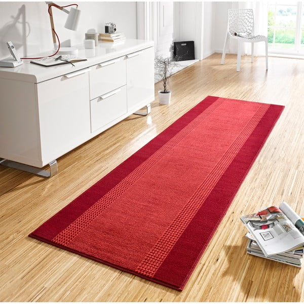 Raudonas kilimas Hanse Home Basic, 80 x 250 cm-image-1