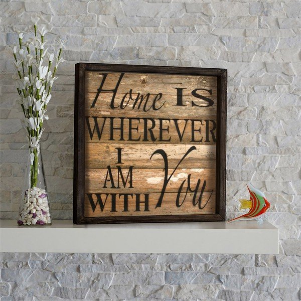 Paveikslas Sweet Home, 34 x 34 cm-image-1