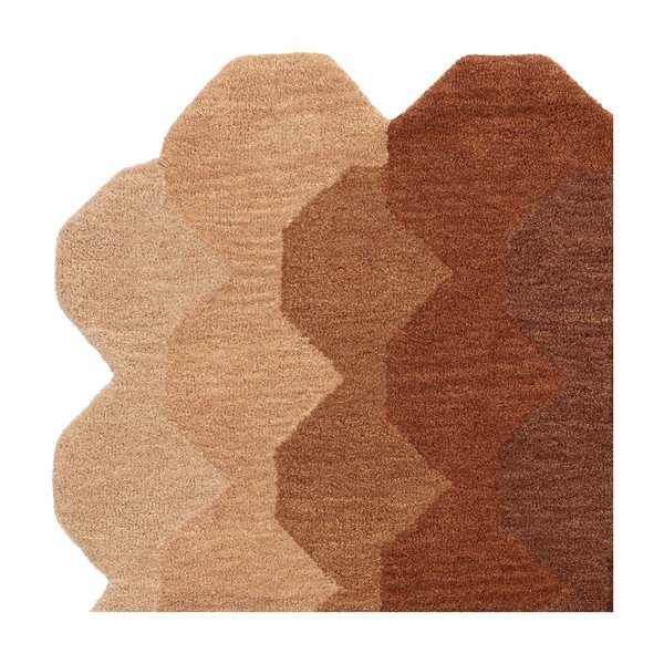 Kilimas iš vilnos raudonos plytų spalvos 160x230 cm Hive – Asiatic Carpets-image-3