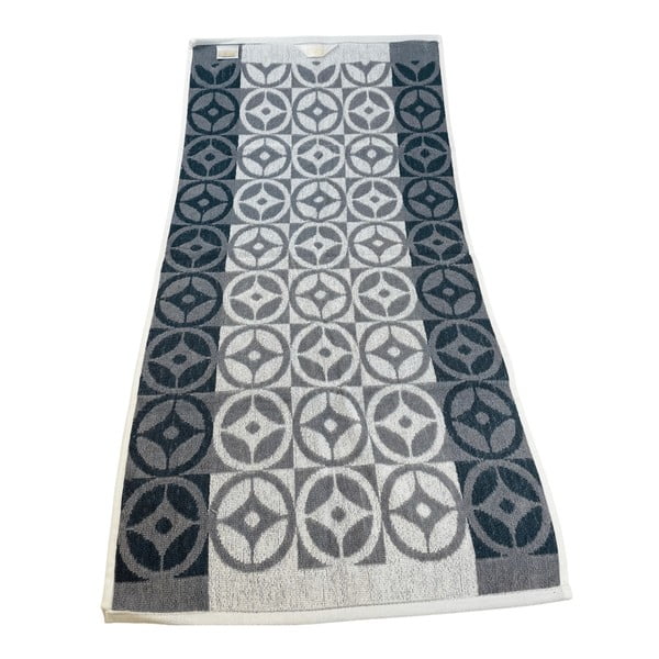 Iš medvilnės vonios rankšluostis pilkos spalvos 70x140 cm Compass – JAHU collections-image-2