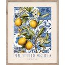 Spausdintas paveikslas su rėmeliu 40x50 cm Sicilia – Styler