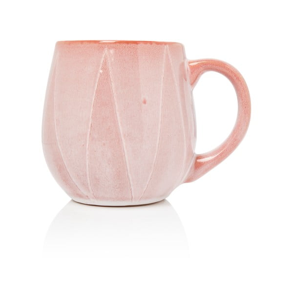 Rožinis keramikos puodelis Sabichi