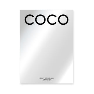 Sieninis veidrodis 50x70 cm Coco Chanel - Little Nice Things
