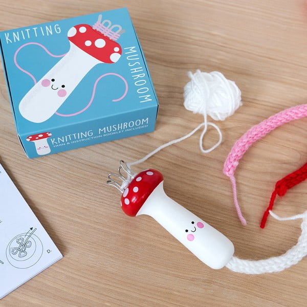 Kūrybinis žaislas Knitting Kit Mushroom – Rex London-image-1