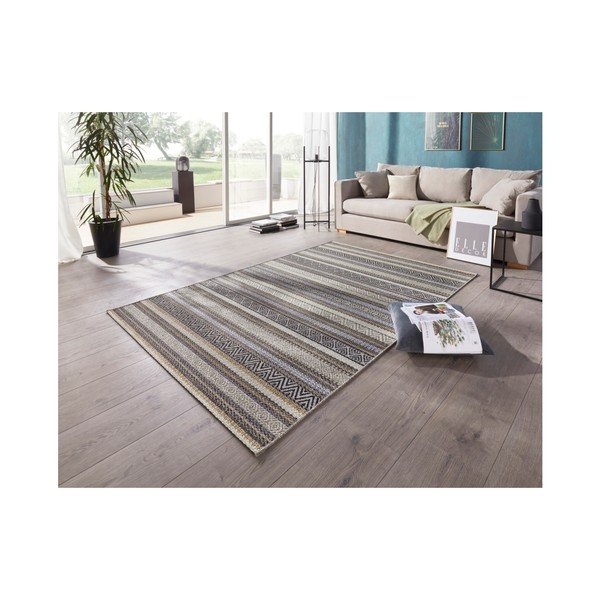 Mėlynas lauko kilimas "Elle Decoration Bloom Rodez", 160 x 230 cm-image-1