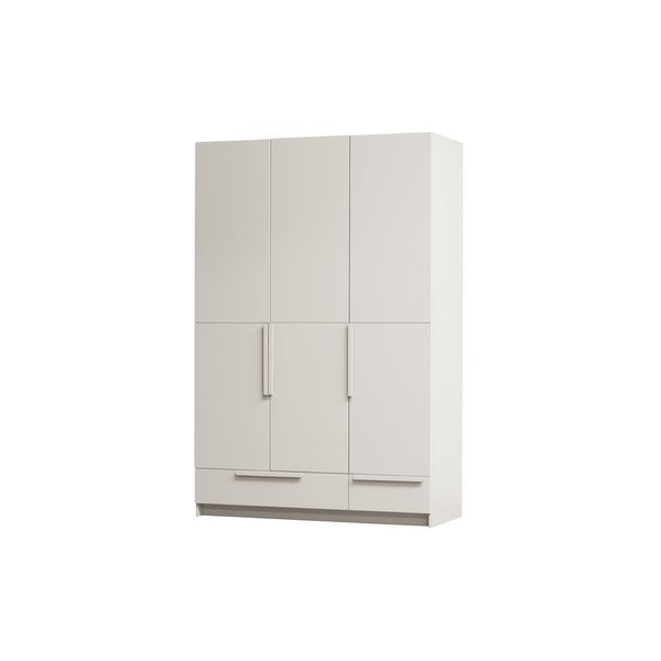 Modulinė spinta kreminės spalvos iš pušies masyvo 142x215 cm Pure – WOOOD-image-4